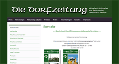 Desktop Screenshot of dorfzeitung-online.com