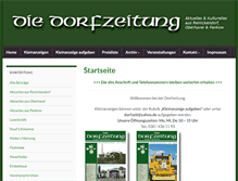 Tablet Screenshot of dorfzeitung-online.com